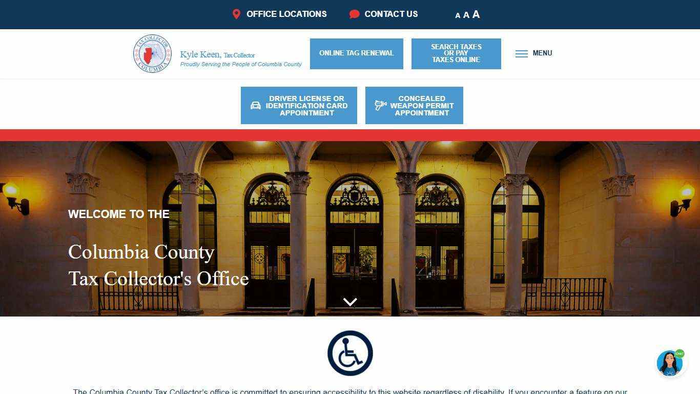 Columbia County Tax Collector | Proudly Serving the People of Columbia County